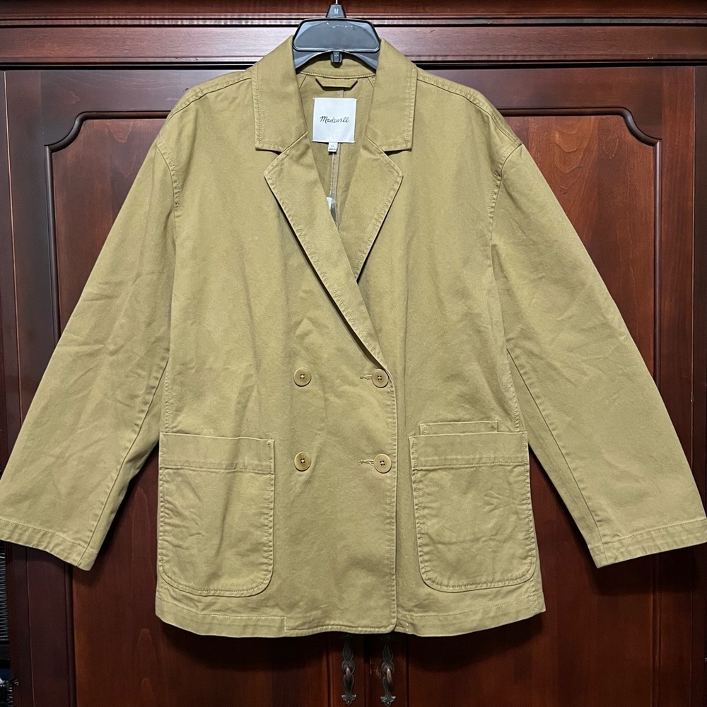 Madewell Crossover Blazer in (Re)generative Chino